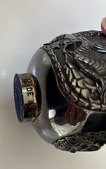 Large Vintage Greece Silver 995 Religious Egg Sculpture Icon Relief 690g