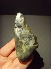 Lower Paleolithic – Fine Acheulean oblique end scraper. c.450,000 BP.