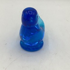 Hand Blown Art Glass Bluebird Of Happiness Signed By Leo Ward