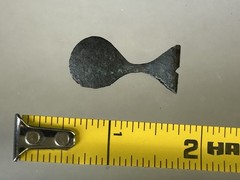 NICE AUTHENTIC PRE-COLUMBIAN SILVER TWEEZERS FROM PERU, INCA / MOCHE CULTURE