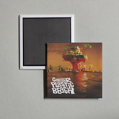 Gorillaz – Plastic Beach Album Cover Locker Fridge Magnet