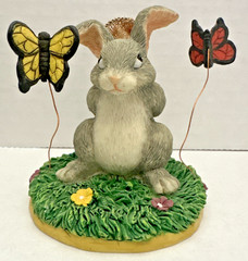 Charming Tails-Catchin Butterflies-FIGURINE-87/423-1996-HTF-Original Packaging