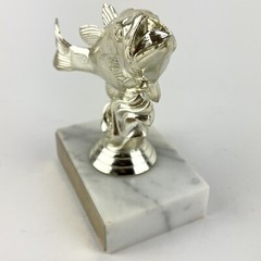 1978 Large Mouth Bass Fishing Trophy 1st Place topper figurine Plastic 4th July