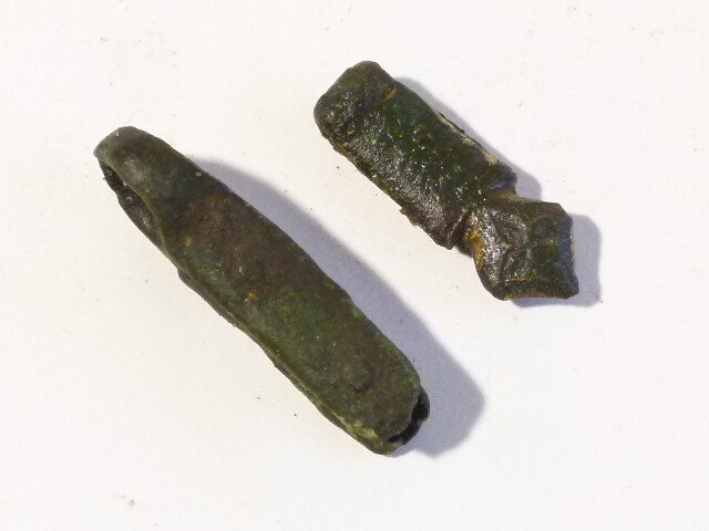 2 x Medieval Mounts Metal Detector Find Ex Martins Lot #CM162
