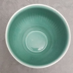 Clarice Cliffe Modernist MCM Footed Bowl Small Jardiniere by R.Y Goodden RARE