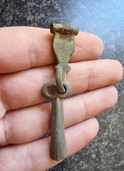 Medieval Spur Terminal & Fitting Metal Detecting Find Antique