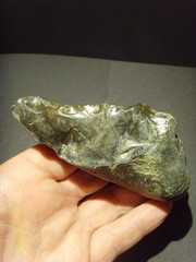 Lower Paleolithic – Fine Acheulean oblique end scraper. c.450,000 BP.