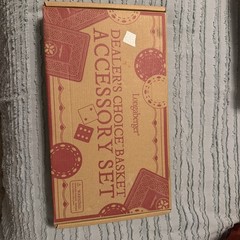 Longaberger Dealer’s Choice Basket Accessory Game Piece Set – NIB