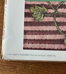 Mary Engelbreit Hurt Not the Earth Poster 16 x 20 Revelations 7:3 Unframed 1991