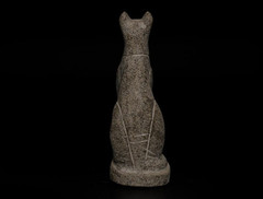 Pharaonic Stone Goddess Antiques Ancient Egyptian Antiquities Bastet Cat Statue