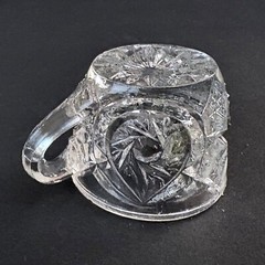 EAPG Child’s Punch Cup Unknown Starburst Pattern ~ Aztec?