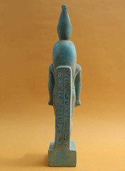 Ancient Egyptian Horus Falcon Statue Agate Stone Pharaonic Artifact Figurine