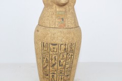 PHARAONIC ANCIENT EGYPTIAN BABOON CANOPIC Jars Old Egyptisn Mummification EGYCOM