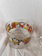 Vintage 1980s Shirt Tales Glass Cookie Candy Jar Hallmark Tyg Digger Pammy