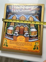 David Winter RARE Vintage 12 Days of Christmas Advent Calendar 24K gold charms