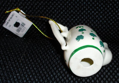 2.5″ KURT ADLER PORCELAIN IRISH Tea Pot Teapot Shamrock Dome Top Ireland