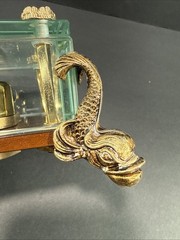 Vintage Original Swiss Reuge Crystal Clear Glass Music Box No 1885 (WORKING!!)