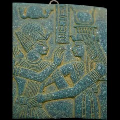 Royal Ramesses & Isis Sacred Relief – Rare Antique Temple Plaque