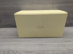 Lenox Gilded Garden Basket Off White Floral Gold Trim Porcelain Bowl Medium.
