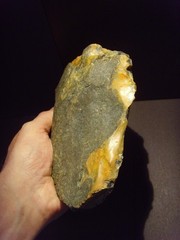 Lower Paleolithic – Enormous Acheulean Planular scraper/ chopper c.500,000 BP.