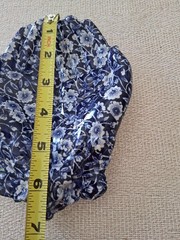 Blue White Chintz Trinket Dish Hand Shaped Made in England Ring Dish