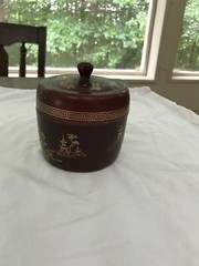 Occupied Japan Maruni Lackerware Divided Dresser Dish NEW LOWER PRICE!!!