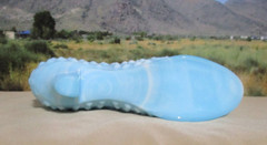 Unbranded, Blue & White Marbleized Cat Slipper, Hob Nob