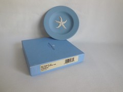 Boxed Wedgwood Blue Jasperware Starfish Plate