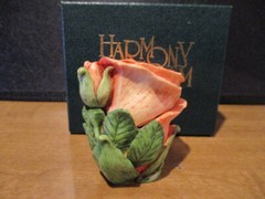 Harmony Kingdom Single Orange Rose Lord Byron’s Harmony Garden UK Made SGN