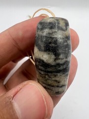 Ancient Central Asian Granite Gneiss Stone Dogon Tribal Beads Found Afghanistan