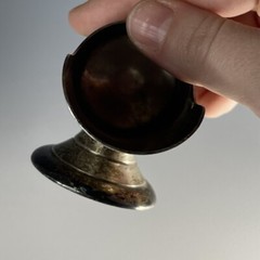 Antique Silverplated Victorian – Edwardian Tableware Sugar Scoop Scuttle Holder