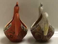 LOT 2 Candy Design Norway Viking Ship Danish Nordic Head Boat Ocean Sea Vintage