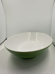 Fitz & Floyd Vintage Circa 1975 RONDELET Tourquoise Oval veggie bowl