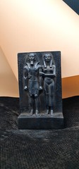 Rare Ancient Egyptian Statue Khafre and His Wife Pharaonic Antiques BC Antique