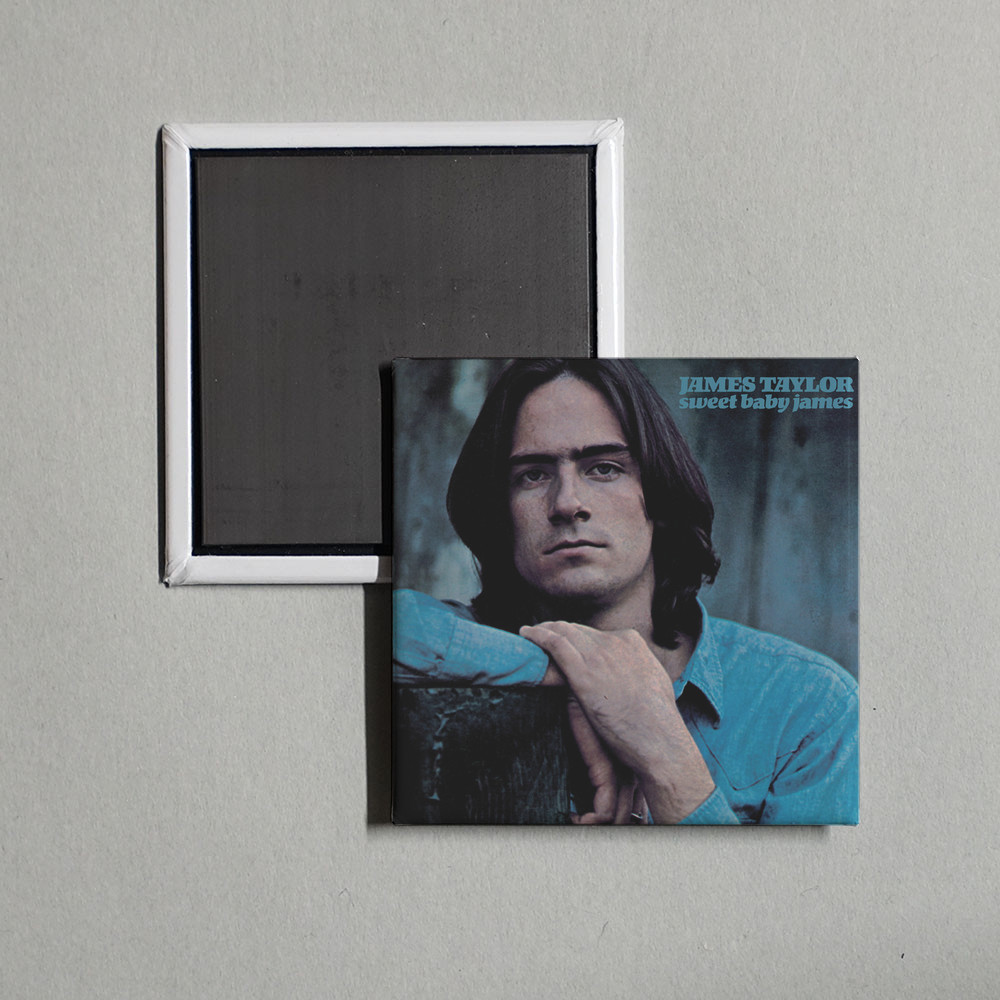 James Taylor – Sweet Baby James (2019 Remaster) Album Cover Locker Fridge Magnet