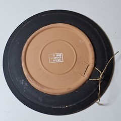 Greek God Hera Terracotta Handmade Plate Greece Pottery 1960s Folk Art 8 Inch