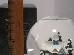 2000 Thomas Kinkade Painter Of Light Victorian Christmas Music Snowglobe Tested