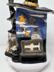 Blue Sky Clayworks Halloween The Witches Shop, Village House, Candle House, NEW