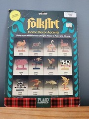 Vintage Folk Art Home Decor Accents Weathervane 54007 Cow Original Packaging