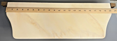 Vintage Syroco Gold Wall Shelf Faux Marble Top Hollywood Regency 22″ USA
