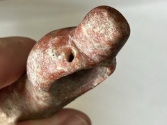 INCREDIBLE PRECOLUMBIAN TAIRONA SHAMAN JASPER STONE MEDICINE DRUG SPOON COLUMBIA