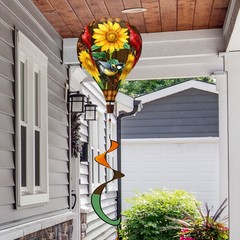 Briarwood Lane Fall Birds and Sunflowers Hot Air Balloon Spinner