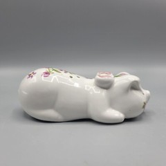 Vintage 1978 Avon Ceramic Potpourri Pig Ceramarte Made In Brazil Powder Shaker