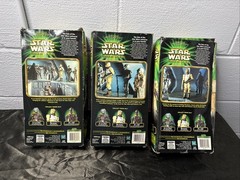 2000 Star Wars Bounty Hunter Action Figures Set IG-88 Bossk 4-LOM – Damaged Pkgs