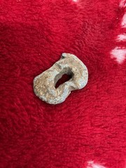 Medieval Lead Trade Token , c1500s , metal detection find