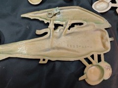 Homco Cast Metal 1975 Aviation Planes Airplane USA Wall Art Vintage Set of 3