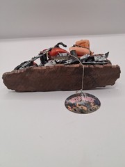 Biker Babes Collection Hand Made. Hand Painted Motorcycle Sexy Staute 8 Inches
