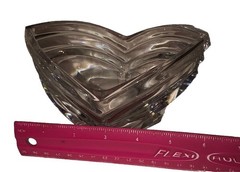 Mikasa Art Deco Full Lead Crystal Votive Candle Holder Bowl Nice