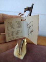 MCM Decor John DeMott Signed Metal Brass Sailboat Sculpture On Stone Nautical