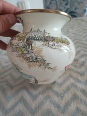 Retired Mackenzie Childs Aurora Enamel Medium Vase